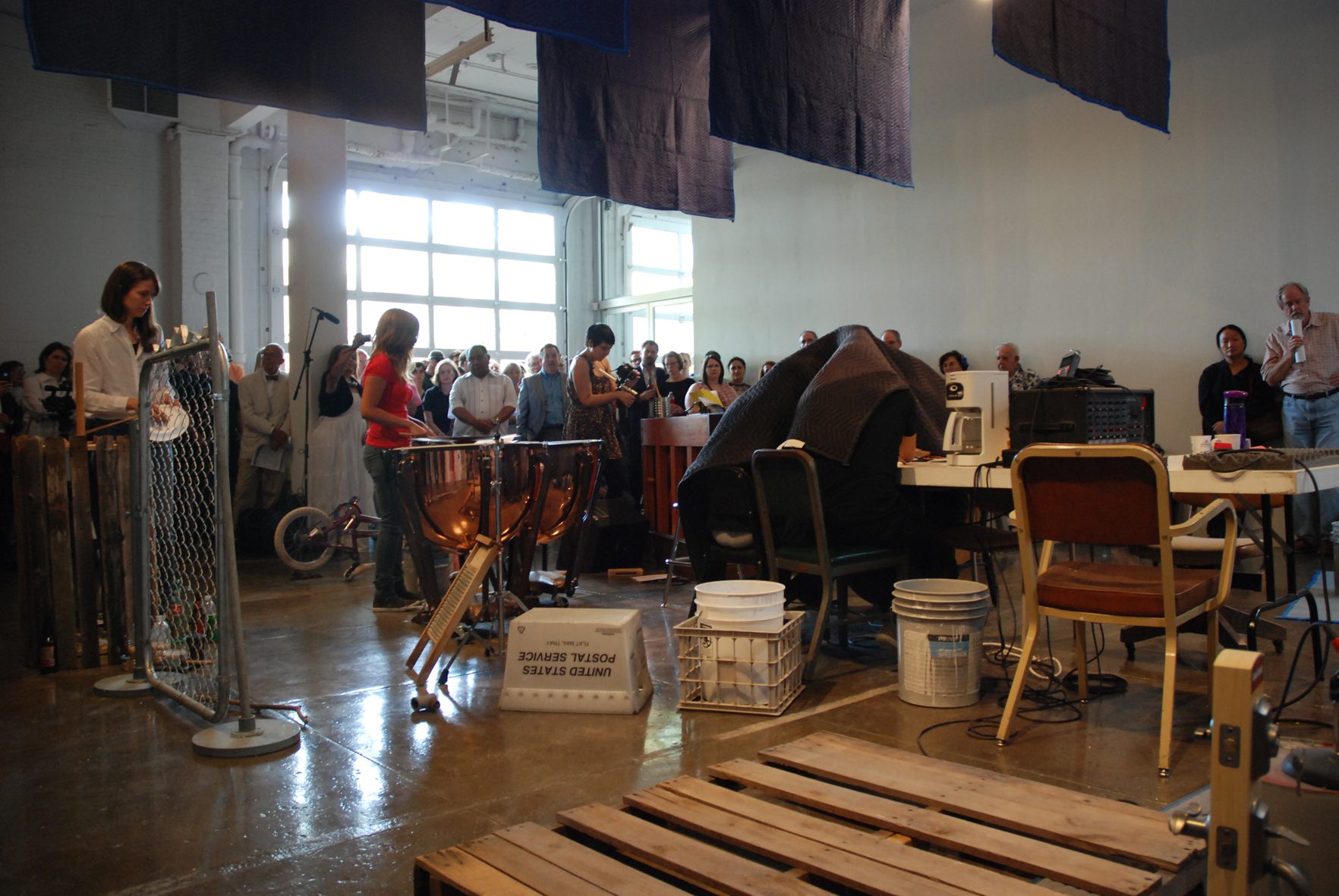 *Median Dogs,* 2011. Performance. Adrian Williams, Ruby Gonzalez