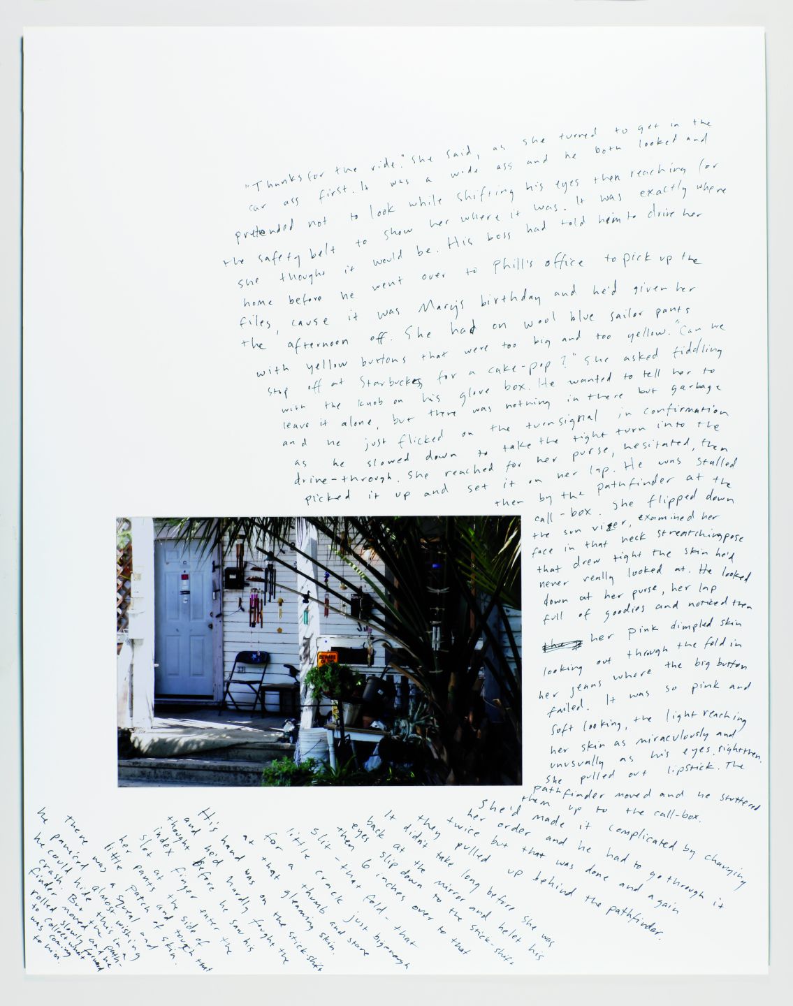 *Opportunity,* 2011, photo and ink on paper, 11.7″ x 16.5″