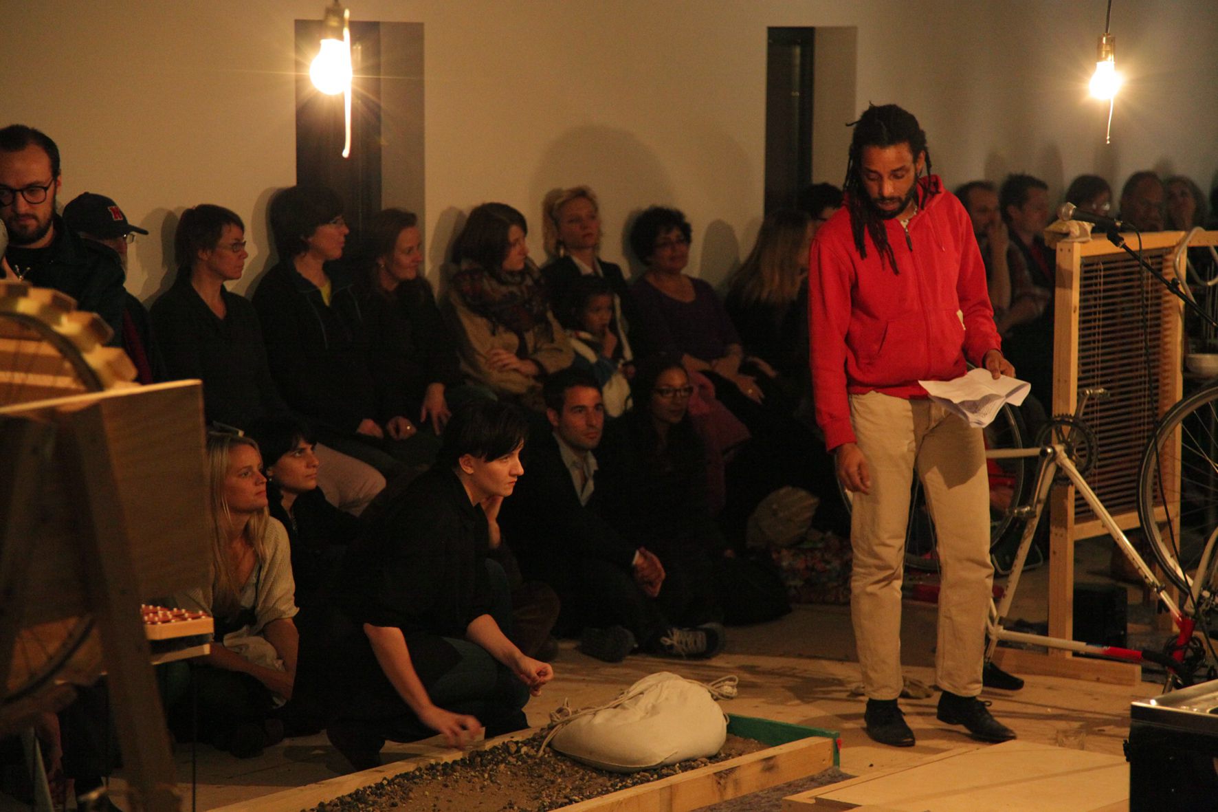 *Episode 6,* 2011. Performance. Elif Erkan, Jean-Claude Mawila