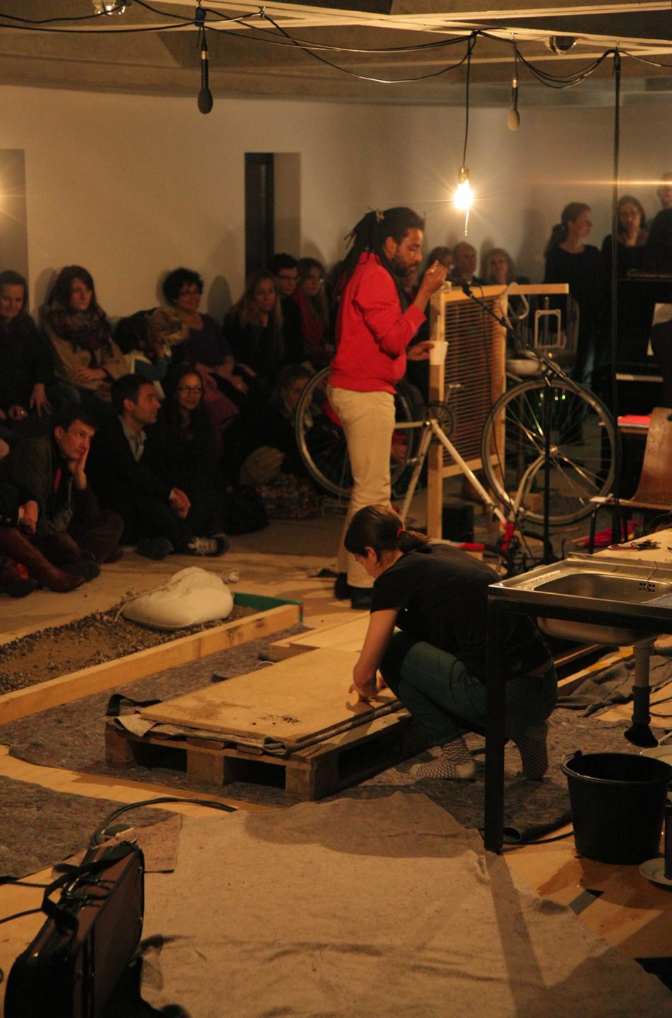 *Episode 6,* 2011. Performance. Jean-Claude Mawila, Adrian Williams