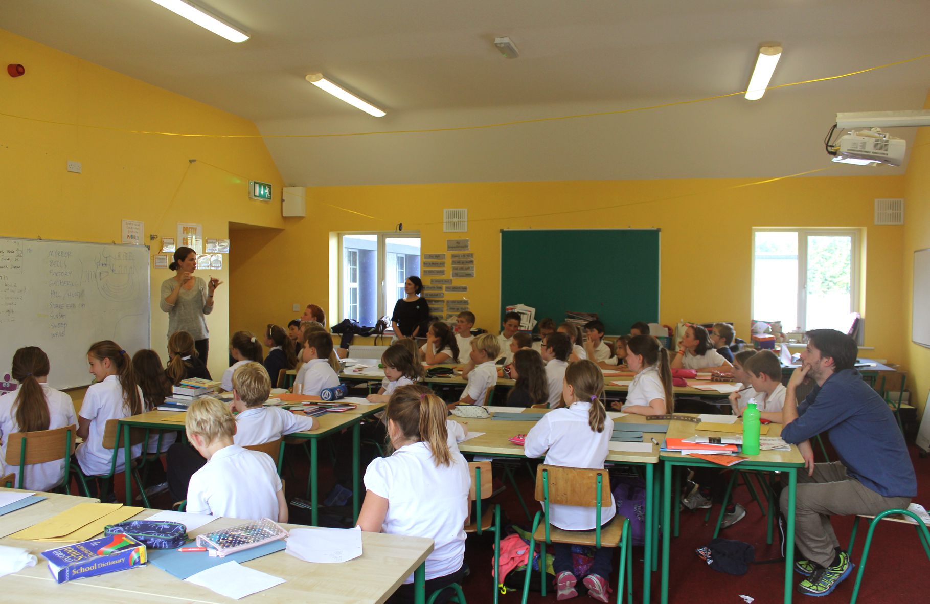 *Watering Hole*, 2015. Rehearsal. Kilcommon School